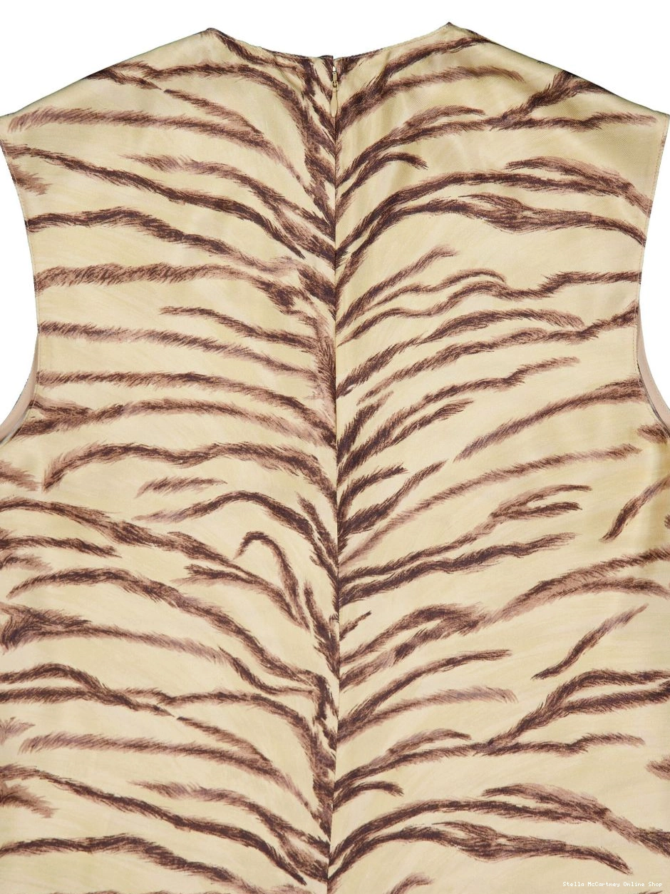 Cheap silk Stella McCartney Women top tiger-print 0629